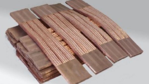 Шина медная плетеная